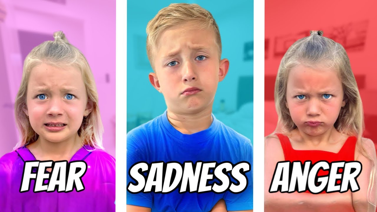 Levi & Ivy Change COLORS and Learn About Emotions!