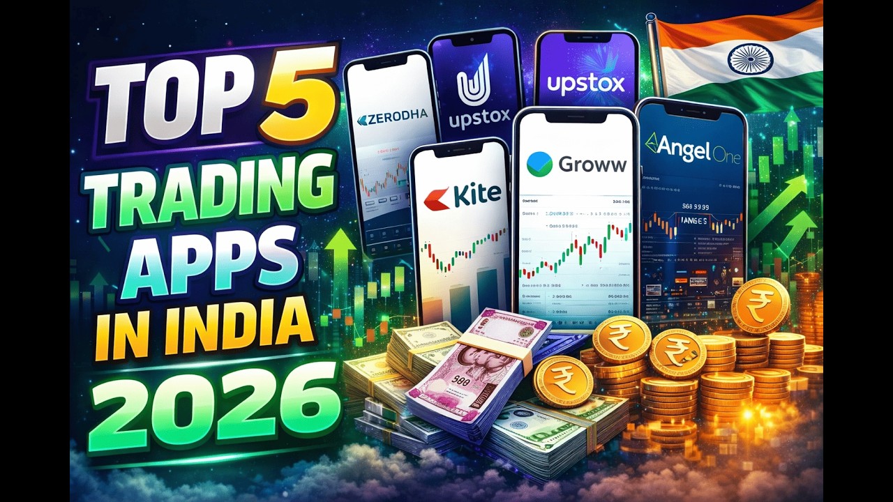 Best Trading Apps in India (2026) 📈 Most Popular Stock Brokers