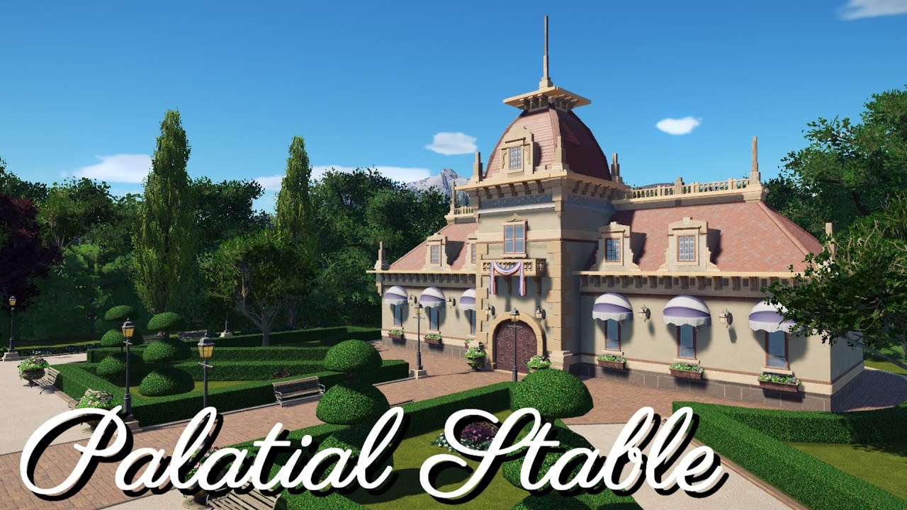 Planet Coaster - Palatial Stable (Timelapse)