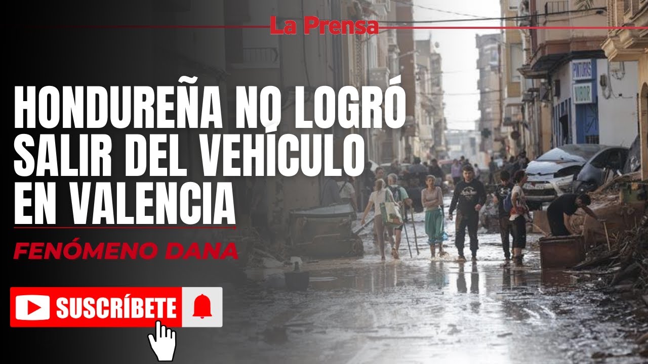 Lourdes García no logró salir del vehículo en Valencia