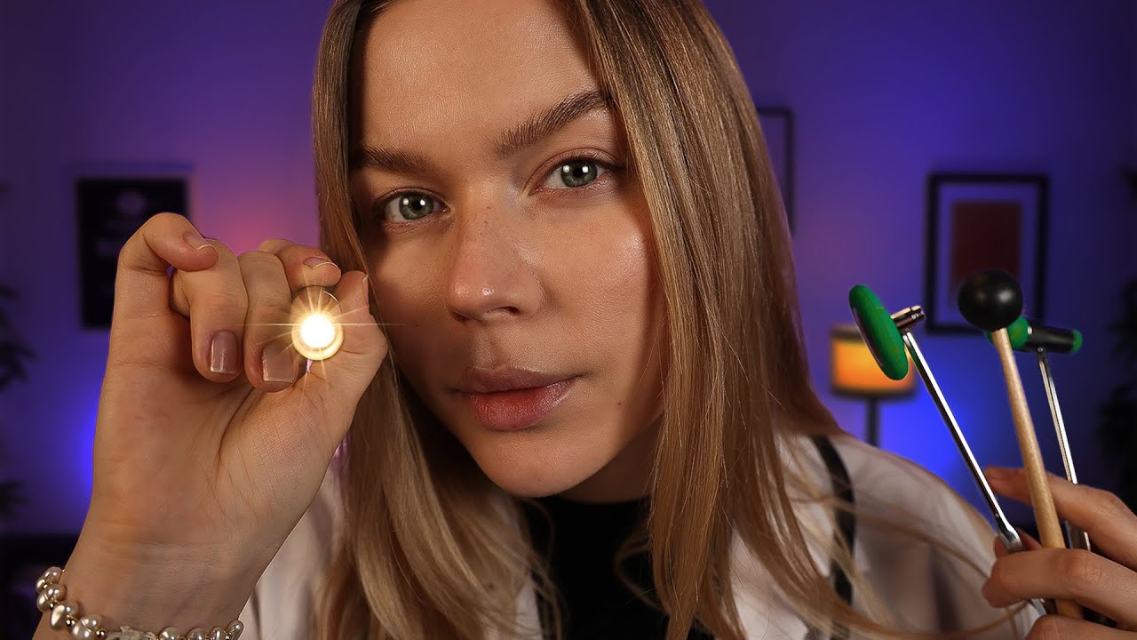 ASMR Cranial Nerve Exam 🩺 Soft Spoken & Ultra Detailed for Deep Relaxation