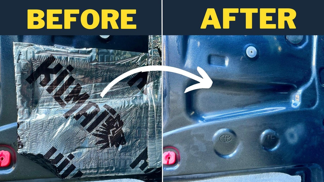 Remove Car Sound Deadening In 5 Minutes - THE TRUTH!
