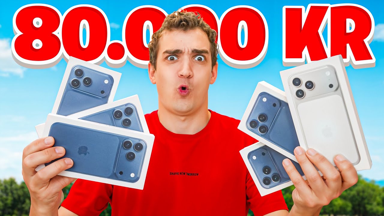 Overrasker Ansatte med IPHONES til 80.000 KR!