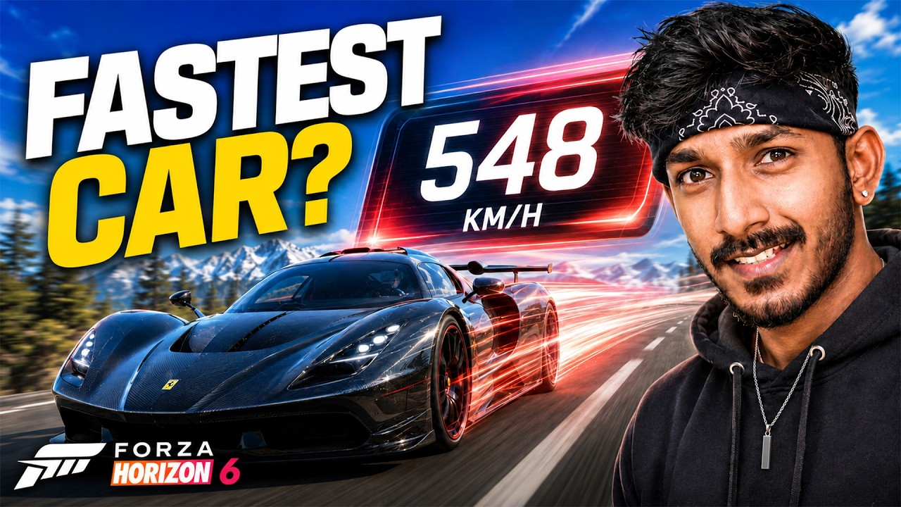 I Tested EVERY Car's Top Speed in Forza Horizon 6!