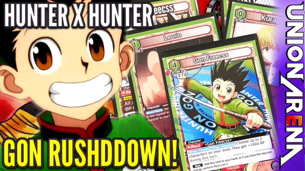 Hunter X Hunter Deck Profile - Gon Freecss & Staples | Union Arena TCG