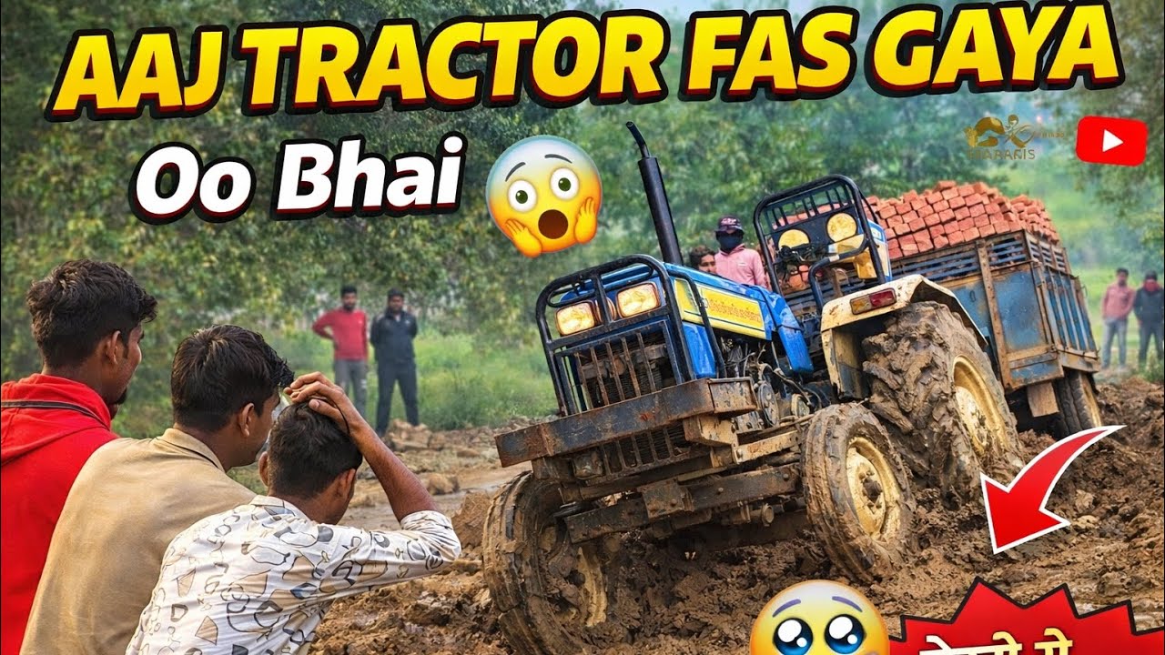 Aaj tractor fas Gaya 😲 | oo bhai 😱| @Shivam_vlog_17 