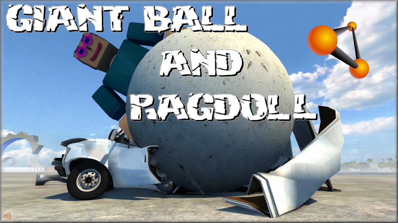 BeamNG Drive 10 Tonne Giant Ball #66 - Insanegaz