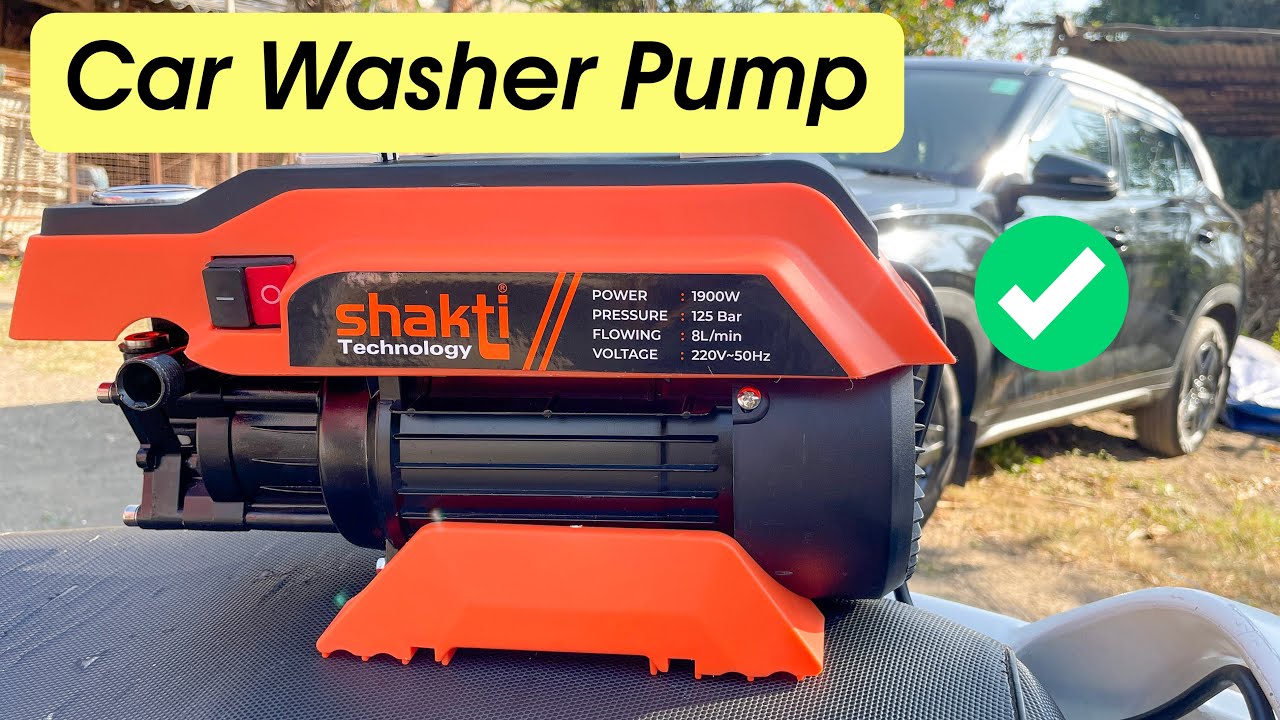 How to full Setup Shakti s5 Car High Pressure Washer Pump Washing Machine Fitting Review & Unboxing