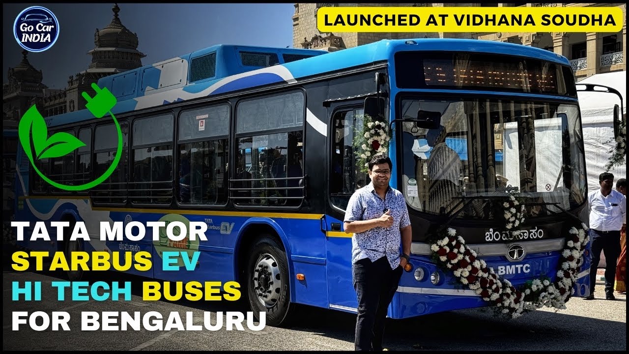 Tata Motors commercial vehicles launched 1000 electric Starbus EV in Bengaluru || Feature loaded||