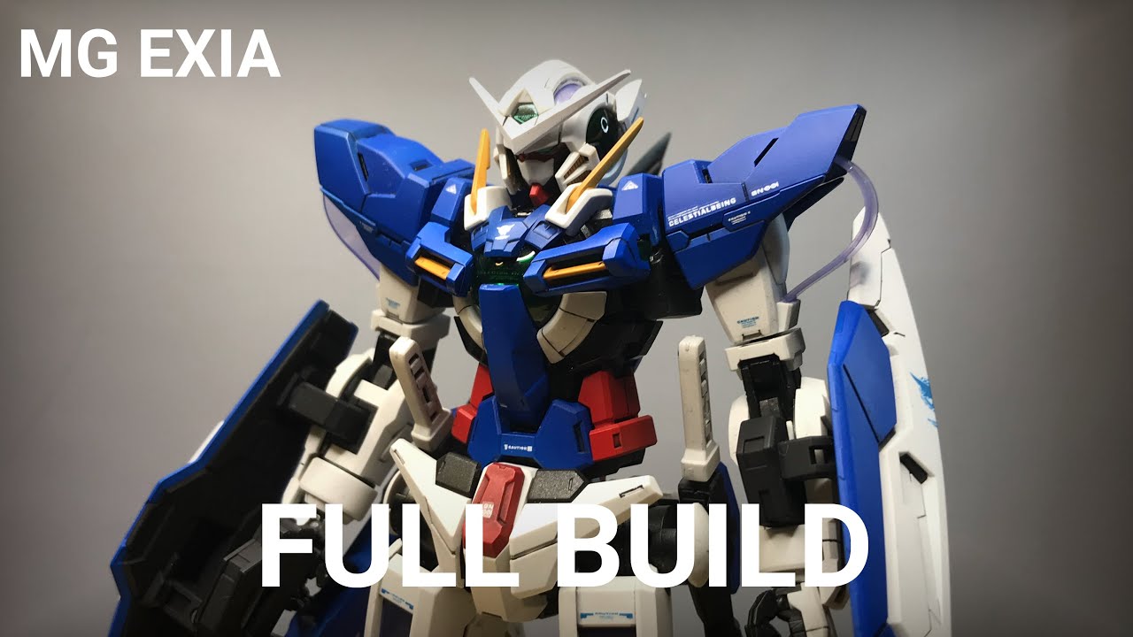 My First Fully Painted Gundam | MG Exia | Full Build | ASMR | ガンダムエクシア