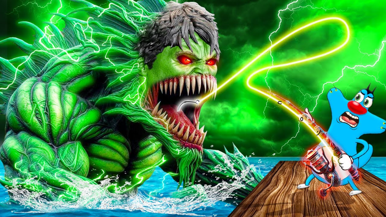 Roblox Oggy Caught A Big Giant Hulk Fish With Jack In Go Fishing