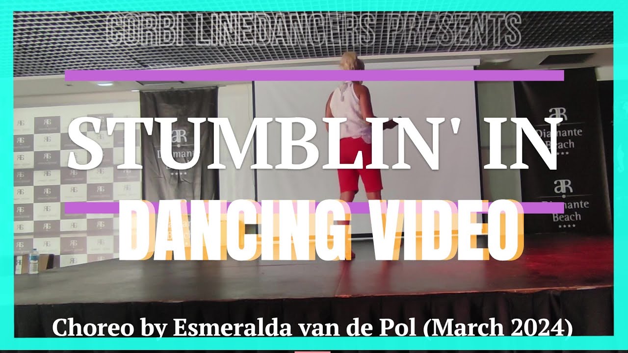 Stumblin' In LINE DANCE Dancing Video