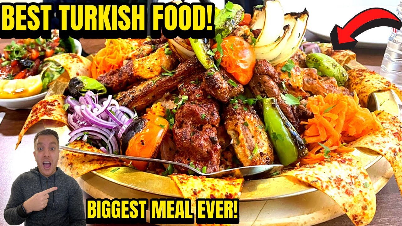 YOU HAVE TO SEE THIS!! BEST Turkish Food! MASSIVE Mixed Grill