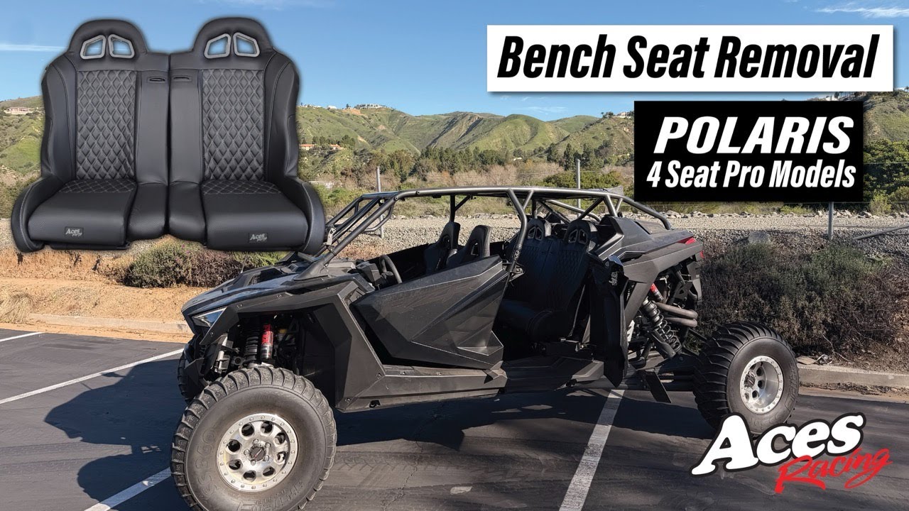 Polaris Pro R Bench Seat Removal – 2-Minute Belt Access | Aces Racing