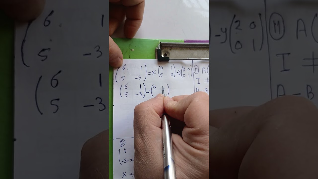 Secondary  one is adding and subtracting  Matrix@asadsalrh480