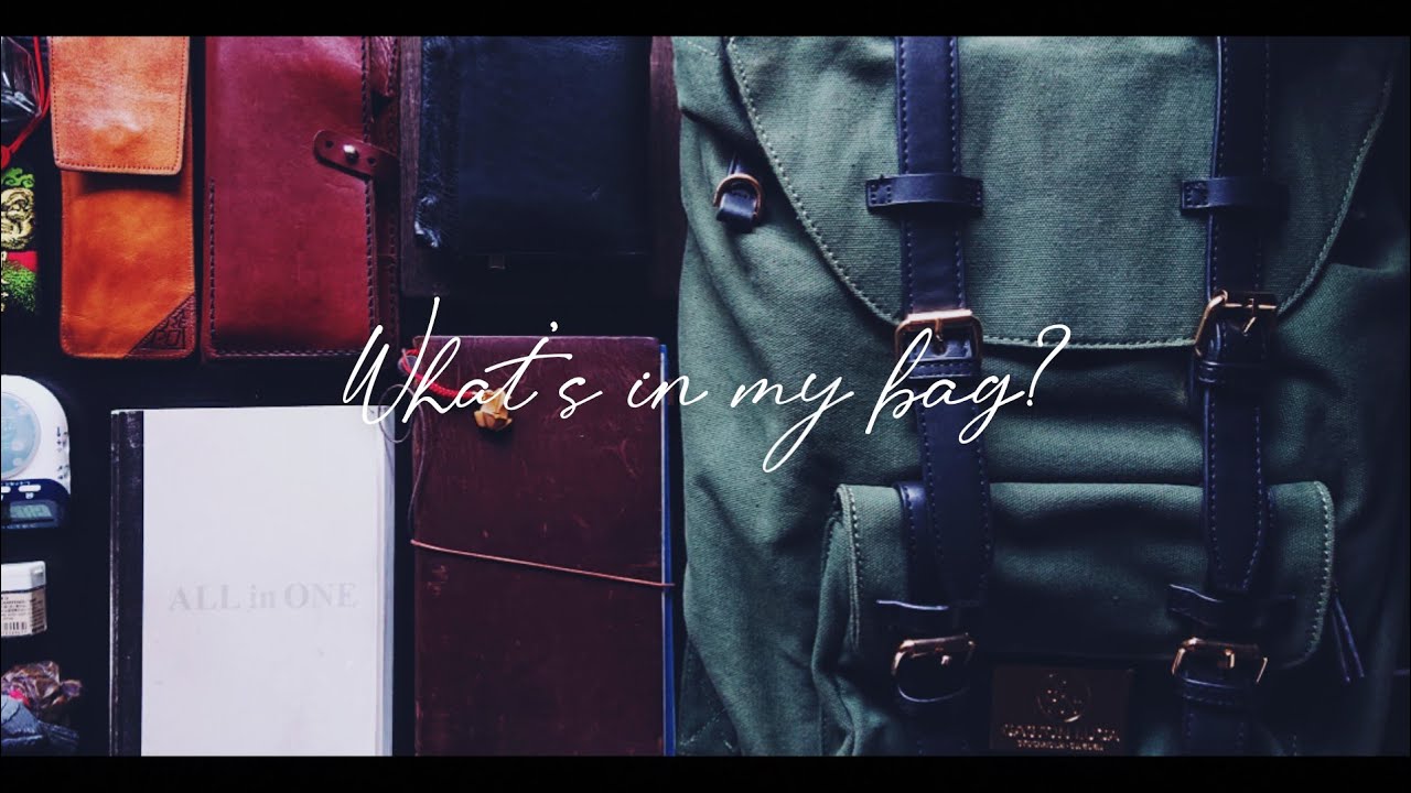 文具好き学生のカバンの中身/What's in my bag?［2020年冬版］