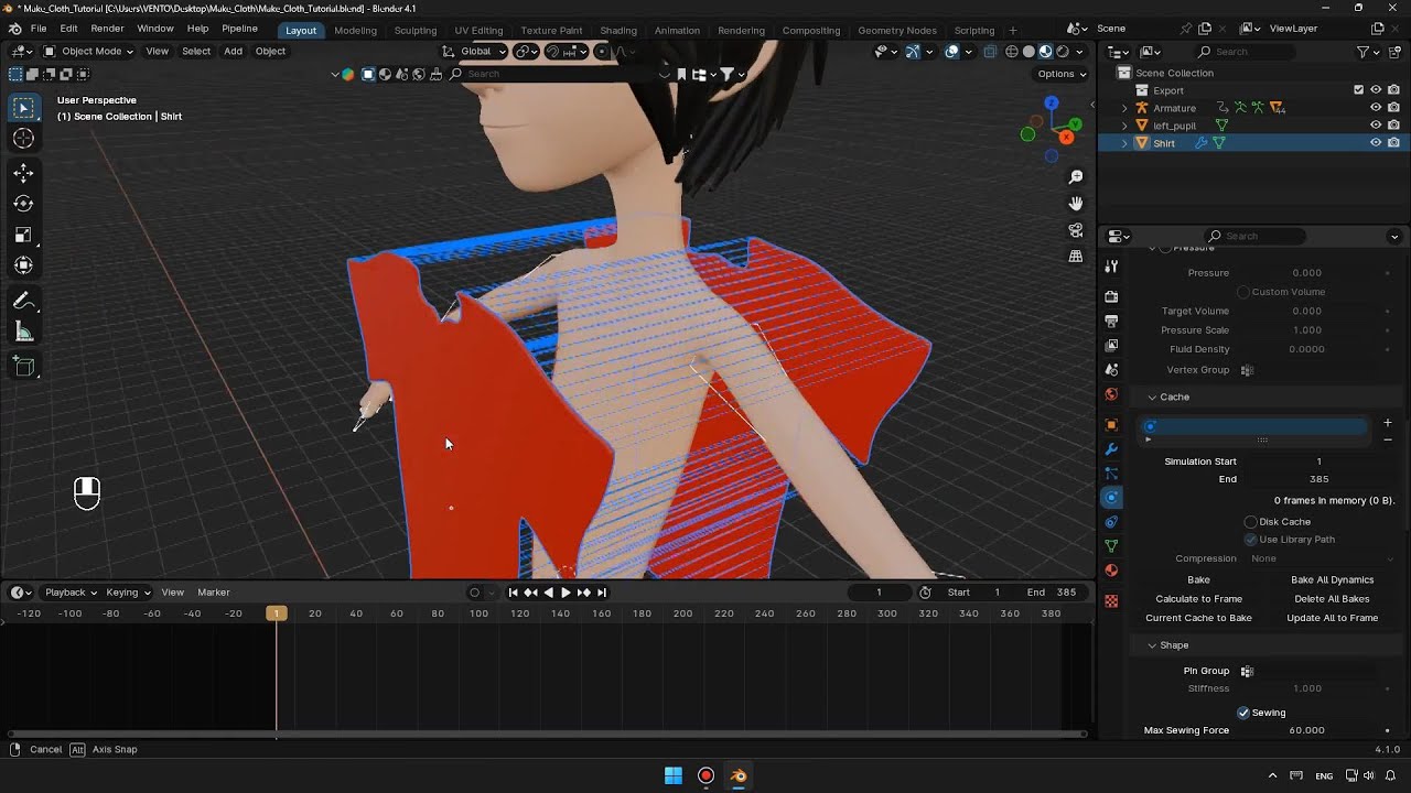 Blender Cloth Simulation: Creating a Realistic T-Shirt