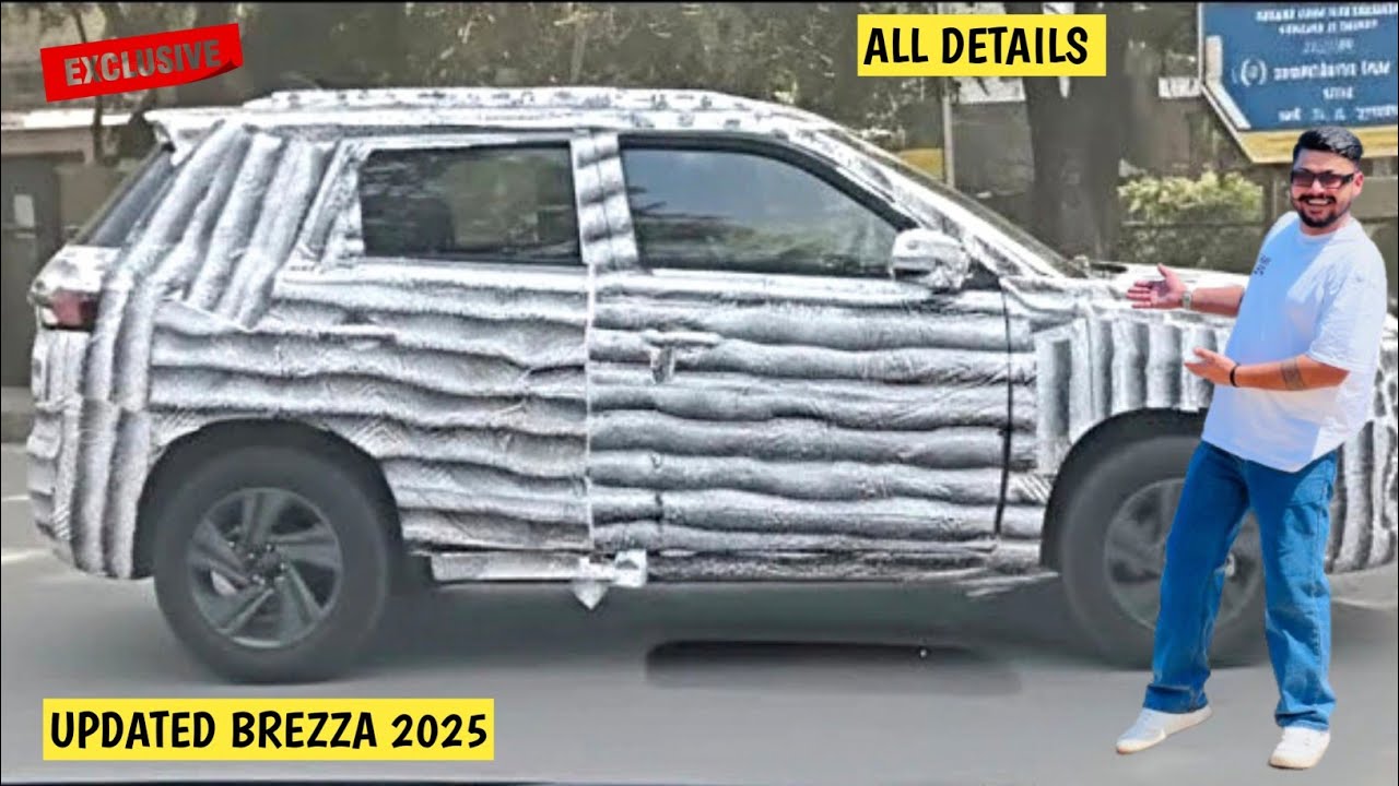 2025 Brezza Facelift LEAKED *Full Details*  Underbody CNG | New 1.2L turbo Engine - New Brezza