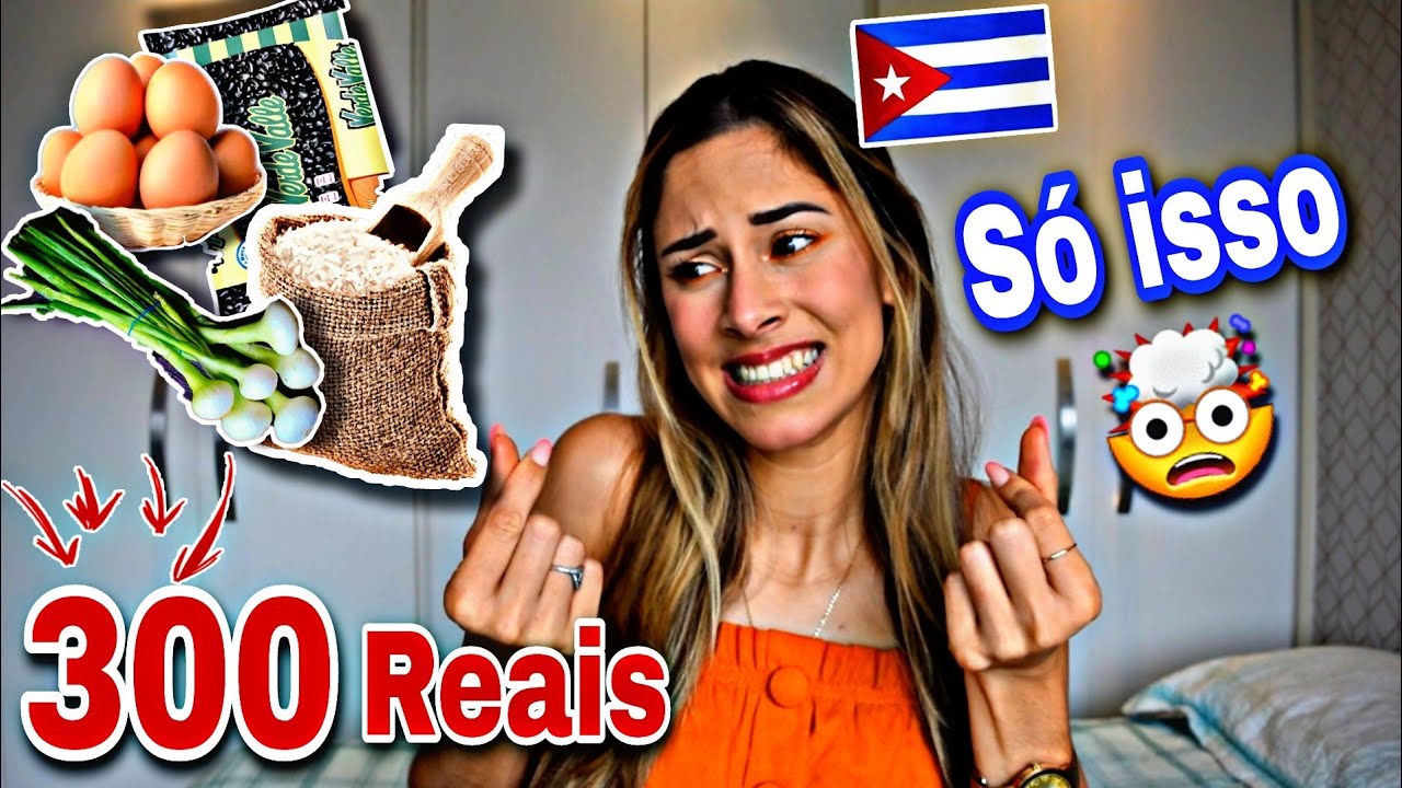Comprei comida online para minha familia em Cuba 😨😵 OLHA O custo da comida.