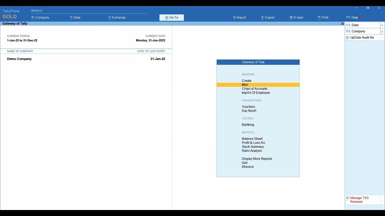 ربط الفاتورة الالكترونية مع نظام محاسبي  Tally ERP System
