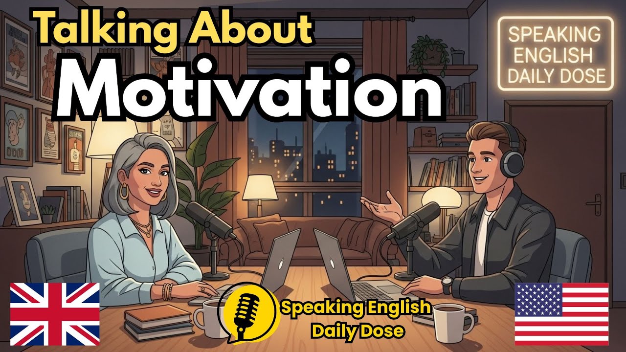 How to Talk About Your Motivation in English | English Conversation Practice