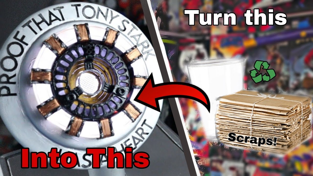 How to make IronMan Arc Reactor from Scraps