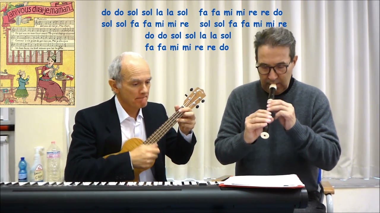 Ah! vous dirai-je, maman (FACILISSIMA PER PRINCIPIANTI) Piano, Ukulele, Flauto