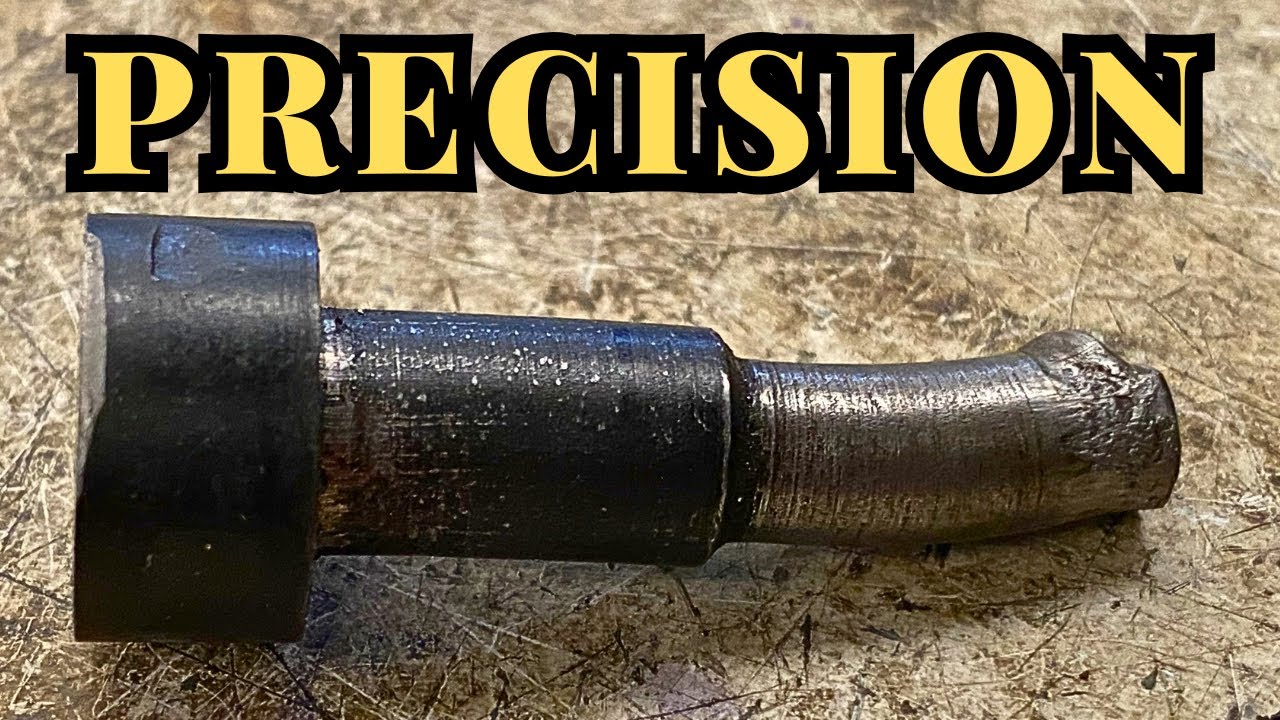 🛠️La Precision del torno para fabricar este  PUNZÓN para TROQUEL (ASMR )  no talking 