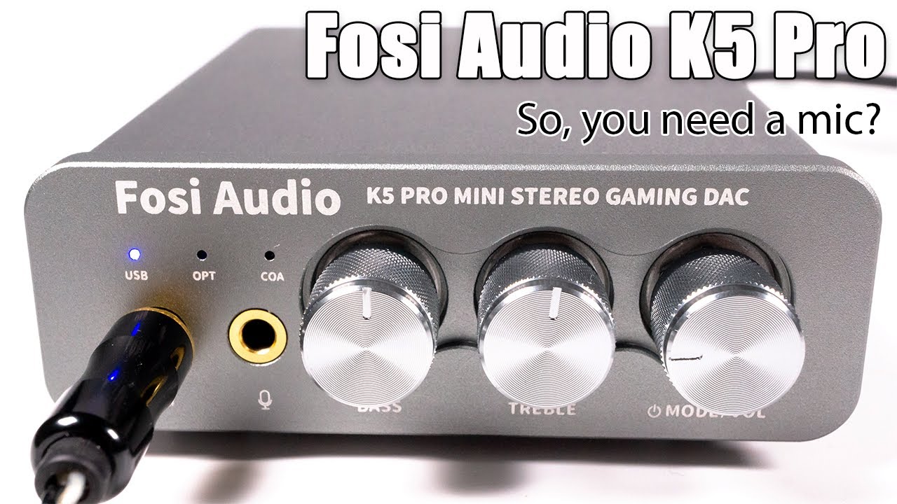 Обзор ЦАП Fosi Audio K5 Pro с поддержкой микрофона