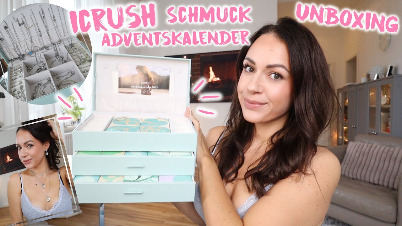 ICRUSH Adventskalender Unboxing✨ • Mein Adventskalender für 2025🤩・25 Schmuckstücke💍 Maria Castielle
