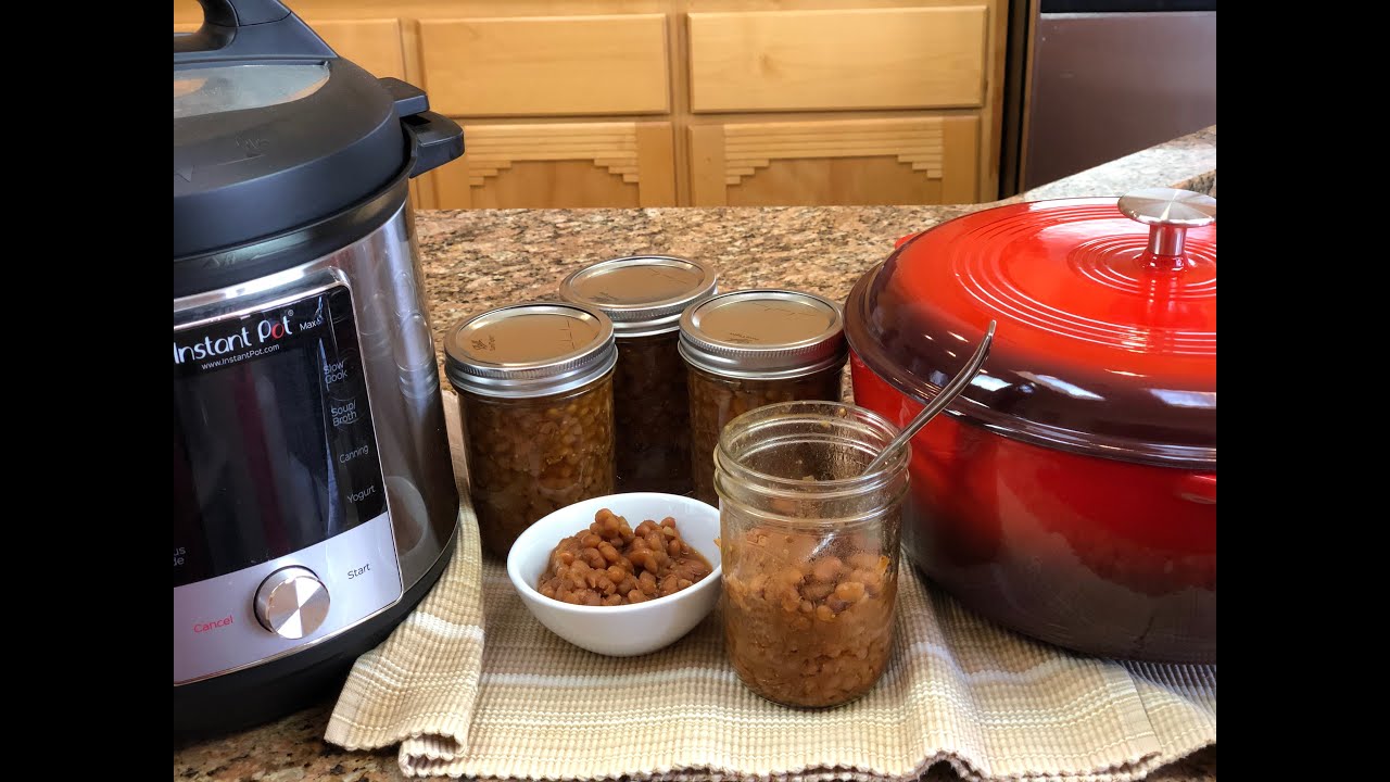 Pressure Canning Boston Baked Beans in the Instant Pot Max