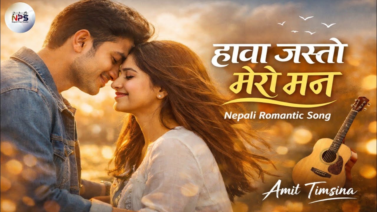 Hawa Jasto Mero Man | हावा जस्तो मेरो मन | Nepali Romantic Love Song |  Amit Timsina