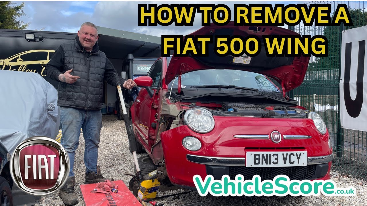 КАК СНЯТЬ ПЕРЕДНЕЕ КРЫЛО FIAT 500 2008 ГОДА ВИДЕО БЫСТРОГО ИНСТРУКЦИИ