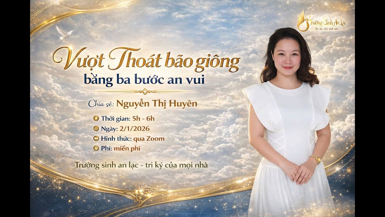 VƯỢT THOÁT BÃO GIÔNG BẰNG 3 BƯỚC AN VUI #chuyenhoanghiep #tuvannoitam #huyennguyendiamond