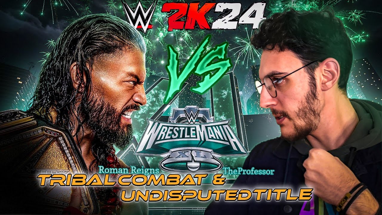 معركة قبيلة شرسة ضد رومان رينز في WWE 2K24