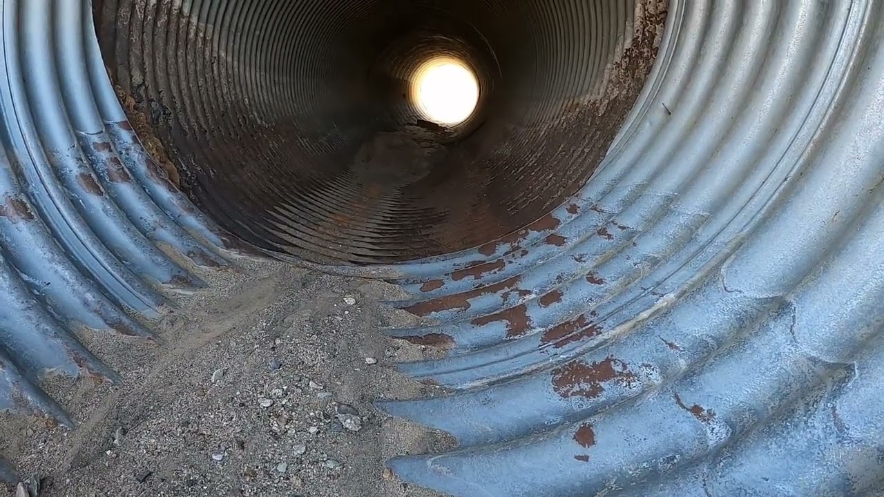 Exploring a new area and squeezing through a tight spot