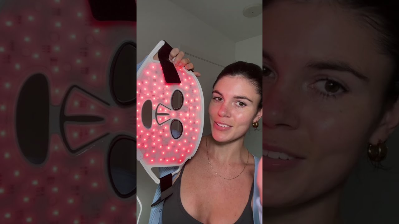 Experience the glow up with our LED Light Therapy Mask!