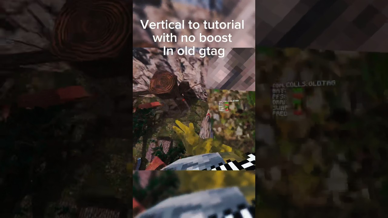 Vertical to tutorial in gorilla tag #gtag #gorillatag #vr #oculus #shorts