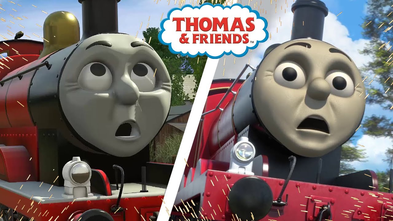 Crashes & Runaways! | Chucklesome Trucks Trainz Scene Comparison