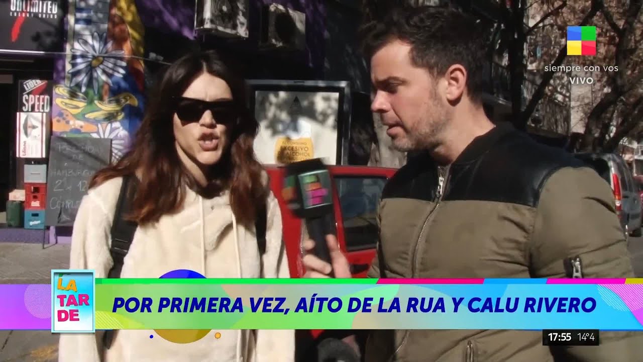 EXCLUSIVO: AÍTO DE LA RÚA y CALU RIVERO