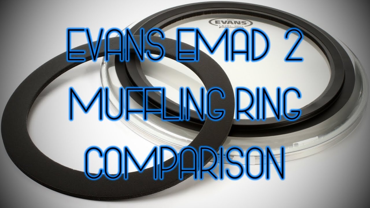Evans EMAD 2 Muffling Ring Comparison