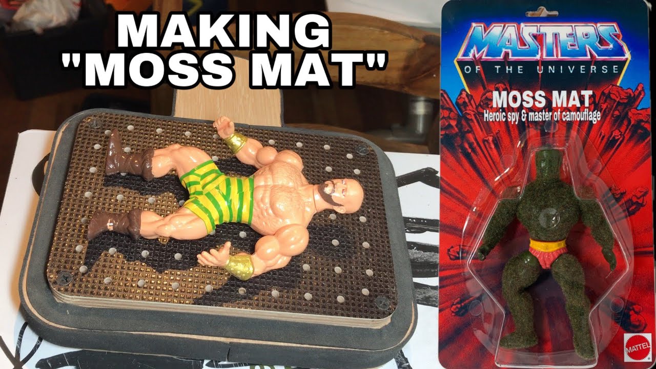 Making “Moss Mat” Custom MOTU Action Figure & Blister Bubble
