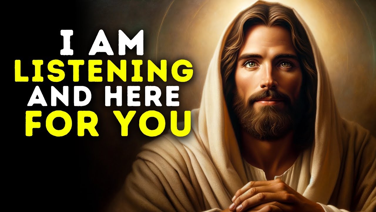 I Am Listening and Here for You | Gods message today | Gods message for me today | God's message Now