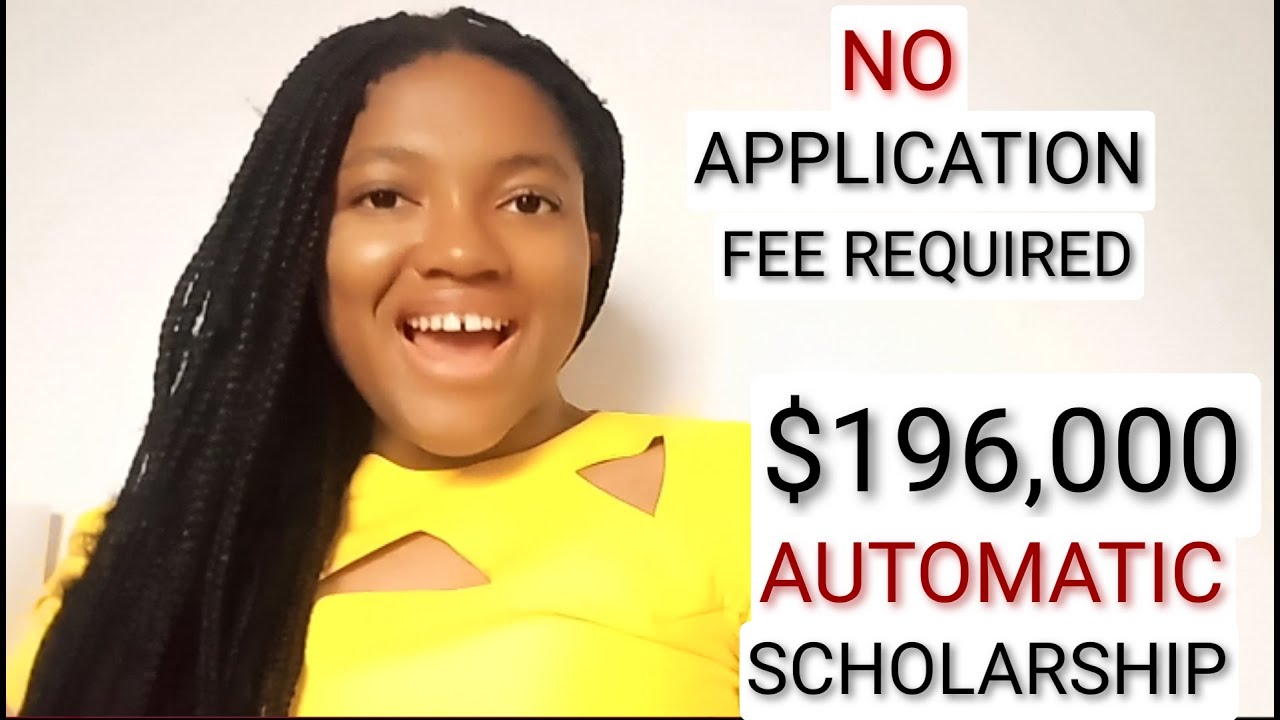 NO APPLICATION FEE| AUTOMATIC SCHOLARSHIPS AVAILABLE