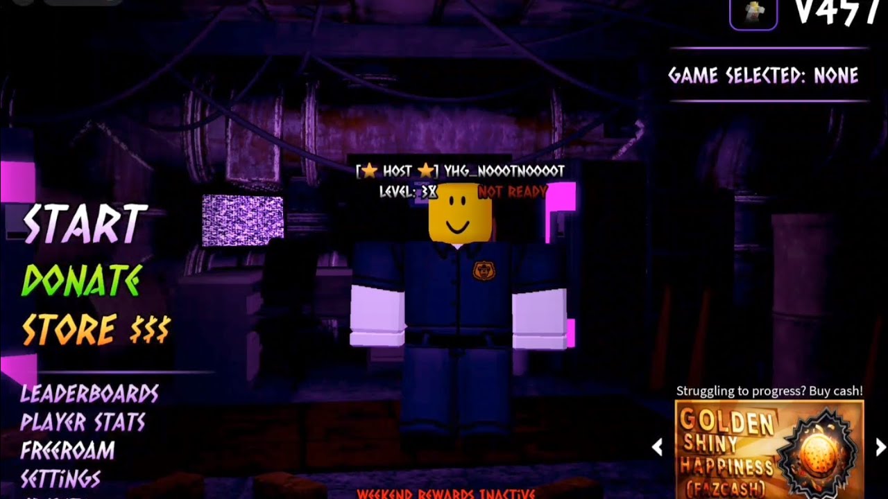 Roblox FNAF CO-OP money grind with janitor solo method