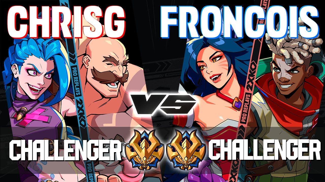 2XKO ▰ CHRISG (Braum-Jinx) vs FRONCOIS (Ahri-Ekko) ▰ 2XKO Pro level replays