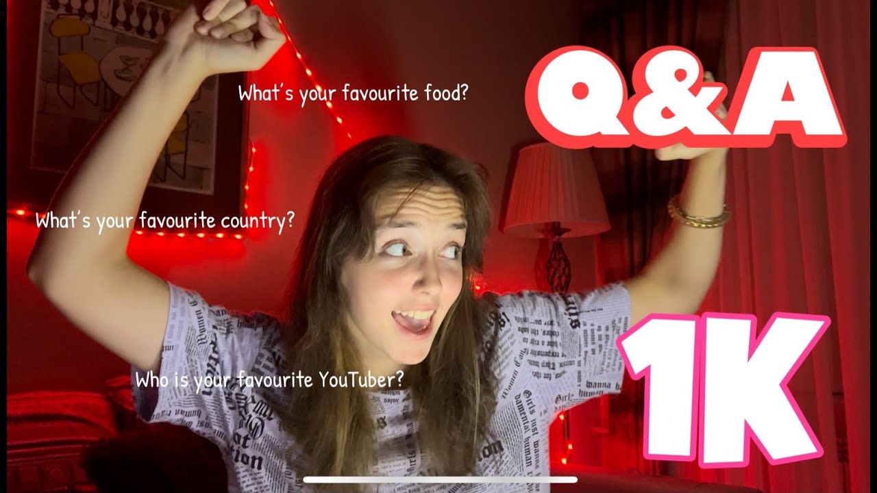 1K subscribers Q&A❤️ My first YouTube Video🎉