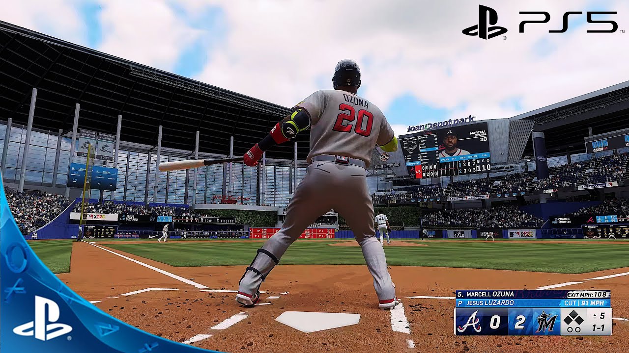 Atlanta Braves Vs Miami Marlins! - MLB THE SHOW 24 Gameplay (PS5) 4K