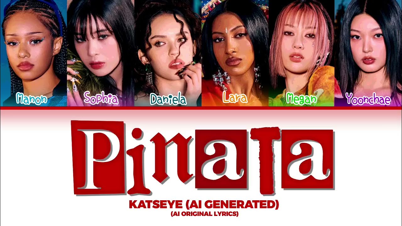 [AI ORIGINAL] KATSEYE (캣츠아이) - 'Piñata' Lyrics (Colour Coded Lyrics)