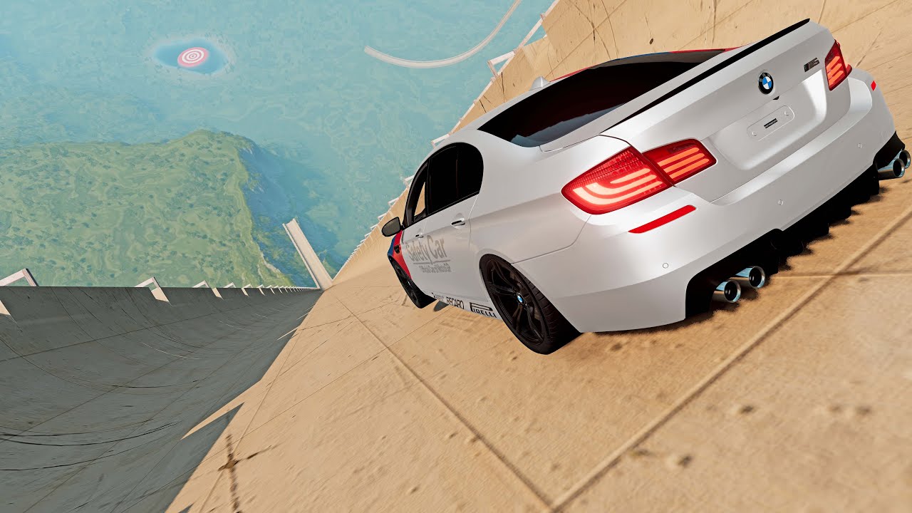 Small & Big Cars VS Mega Ramp - Beamng Drive